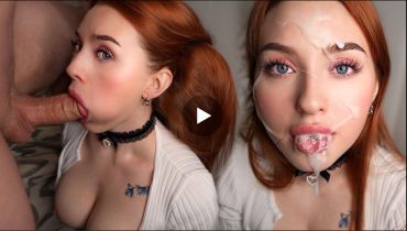 Dripping Wet Redhead Cock Worship: Watch Her Sloppy Blowjob Drain You Dry